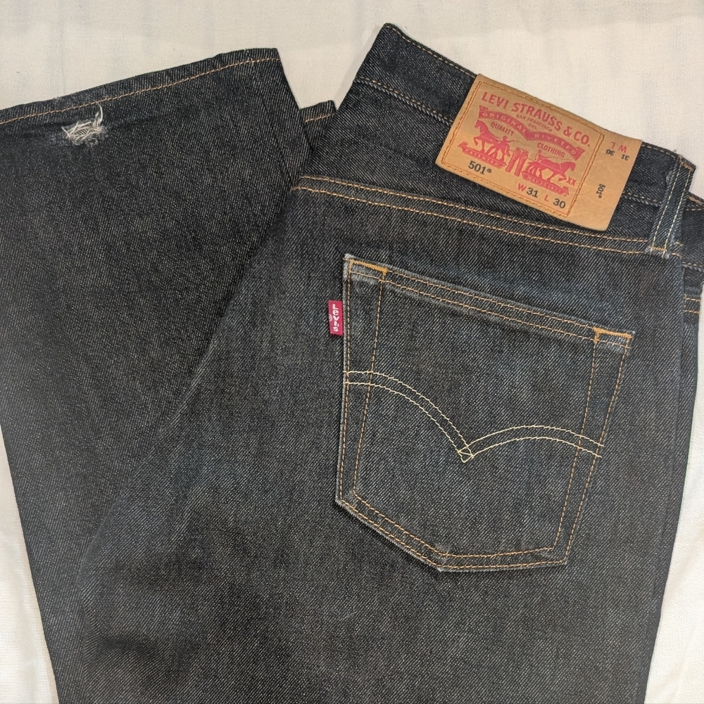 Levi's Men's Black Jeans 501 Jeans 👖